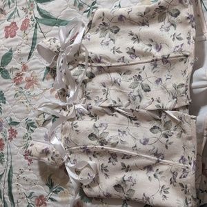 White floral corset top